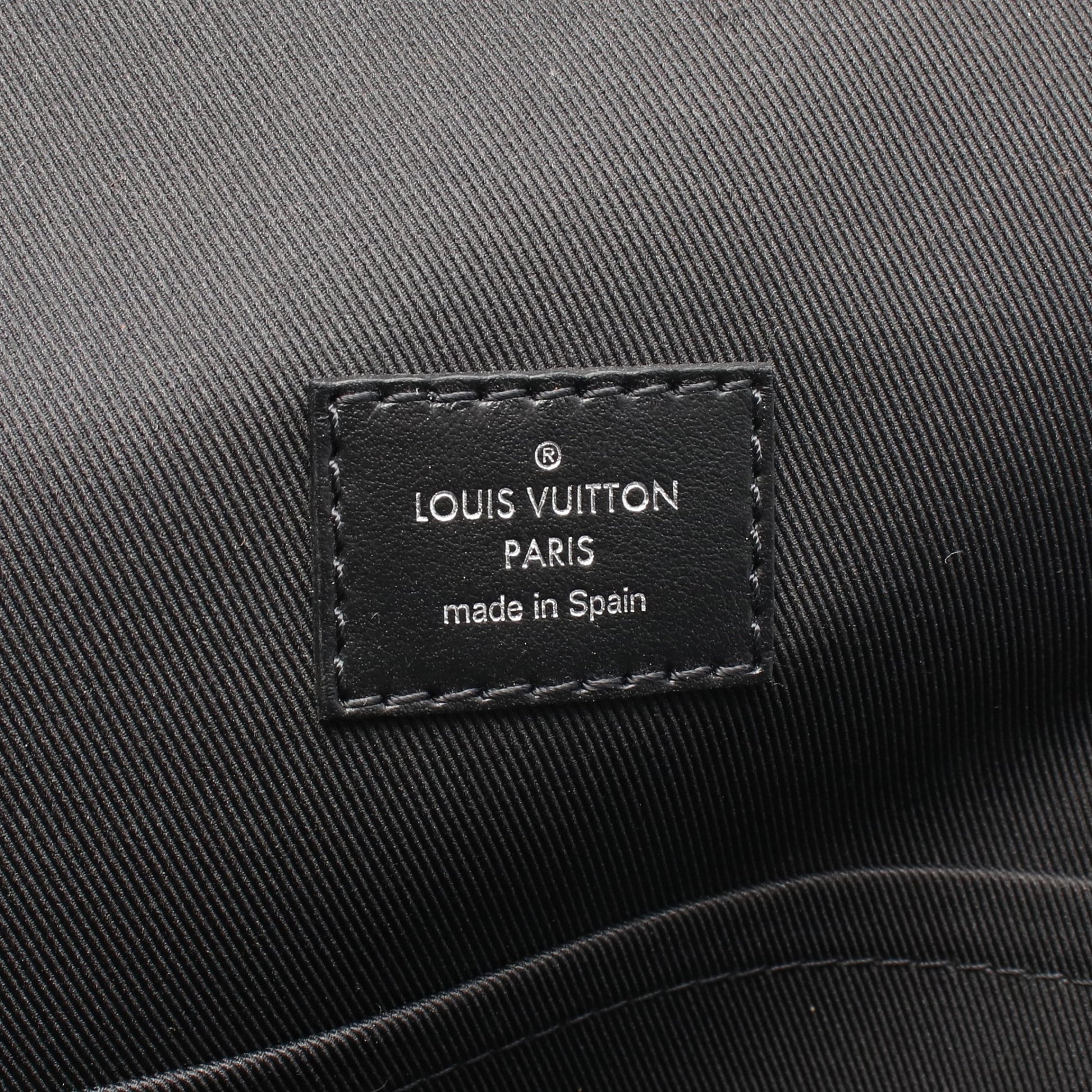 ダミエ グラフィット キャンパス バックパック リュックサック PVC レザー ブラック グレー ルイヴィトン バッグ LOUIS VUITTON
