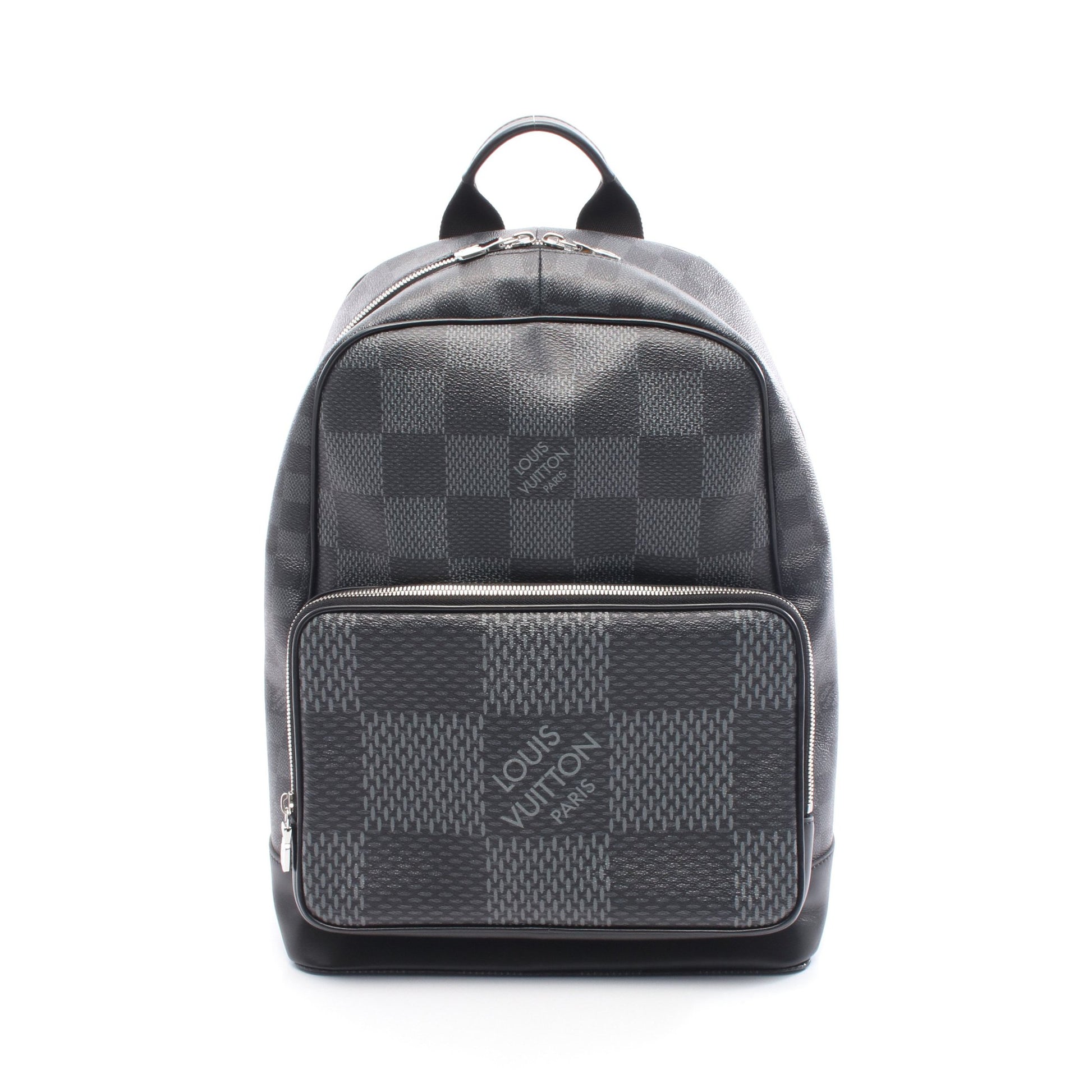 ダミエ グラフィット キャンパス バックパック リュックサック PVC レザー ブラック グレー ルイヴィトン バッグ LOUIS VUITTON