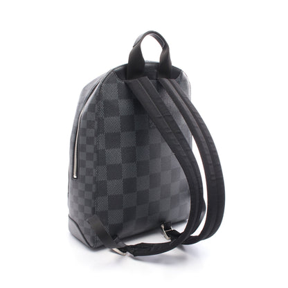 ダミエ グラフィット キャンパス バックパック リュックサック PVC レザー ブラック グレー ルイヴィトン バッグ LOUIS VUITTON