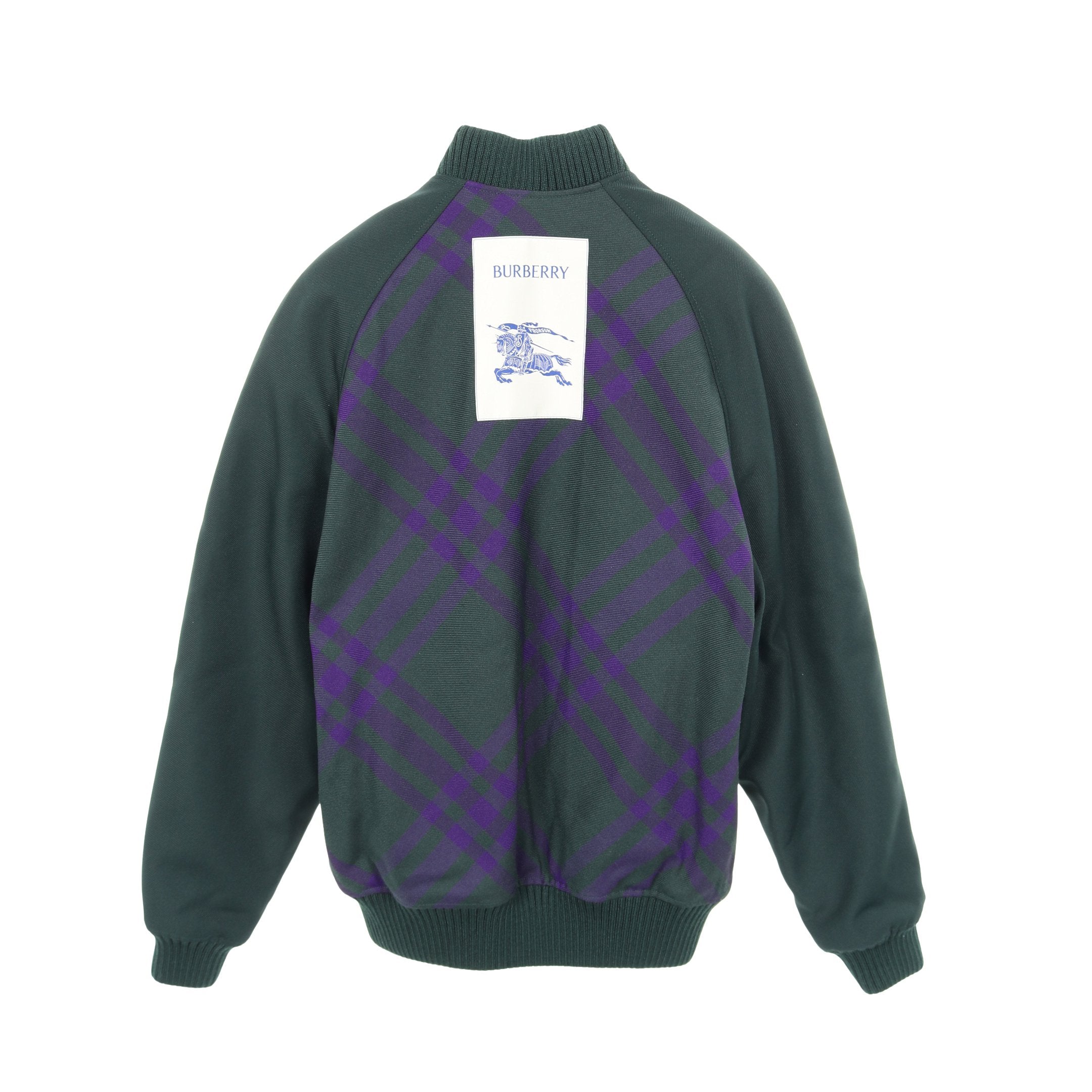 BURBERRY バーバリー ウール ニット ジャケット 1 パープル S リブ ニット ロゴ ウール パープル バーバリー – RECLO