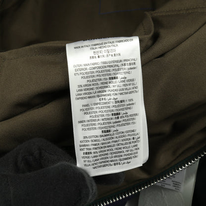 ボンバージャケット チェック ウール ダークグリーン パープル リバーシブル 中綿 バーバリー アウター BURBERRY