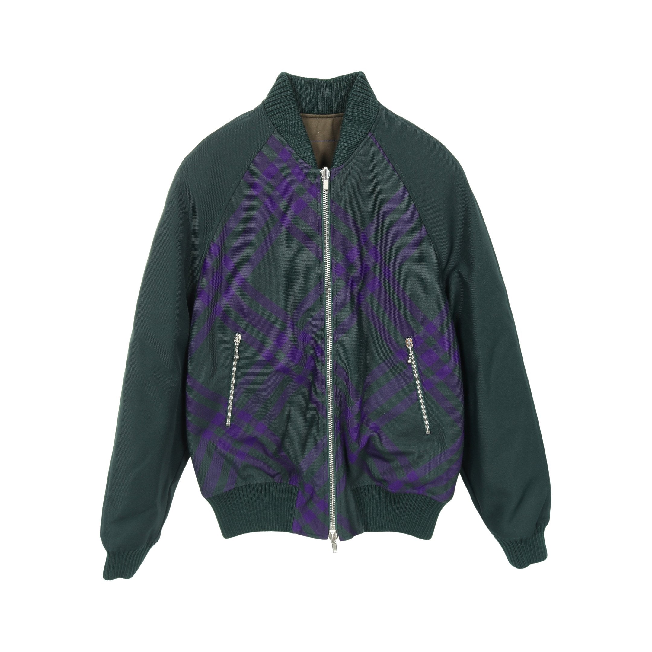 BURBERRY バーバリー ウール ニット ジャケット 1 パープル S リブ ニット ロゴ ウール パープル バーバリー – RECLO