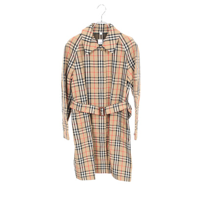 ノバチェック ステンカラーコート ベージュ マルチカラー バーバリー アウター BURBERRY