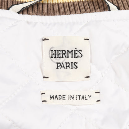 FIGURE ARTISTIQUE ブルゾン 刺繍 コットン ホワイト マルチカラー エルメス アウター HERMES