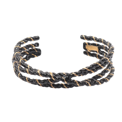 バングル GP ブラック ゴールド メゾンマルジェラ アクセサリー Maison Margiela