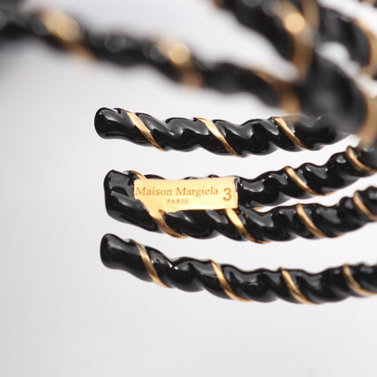 バングル GP ブラック ゴールド メゾンマルジェラ アクセサリー Maison Margiela