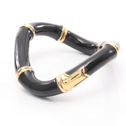 バンブー カフ ブレスレット GP ブラック ゴールド グッチ アクセサリー GUCCI