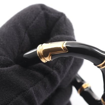 バンブー カフ ブレスレット GP ブラック ゴールド グッチ アクセサリー GUCCI