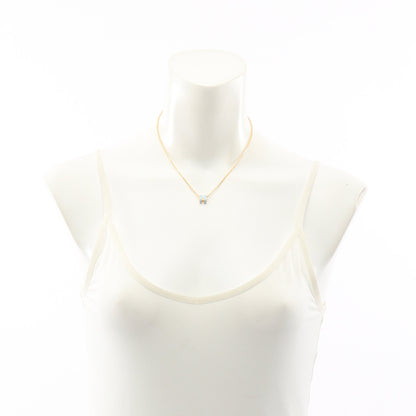 MINI POP H ミニポップアッシュ ネックレス GP ゴールド ライトブルー エルメス アクセサリー HERMES