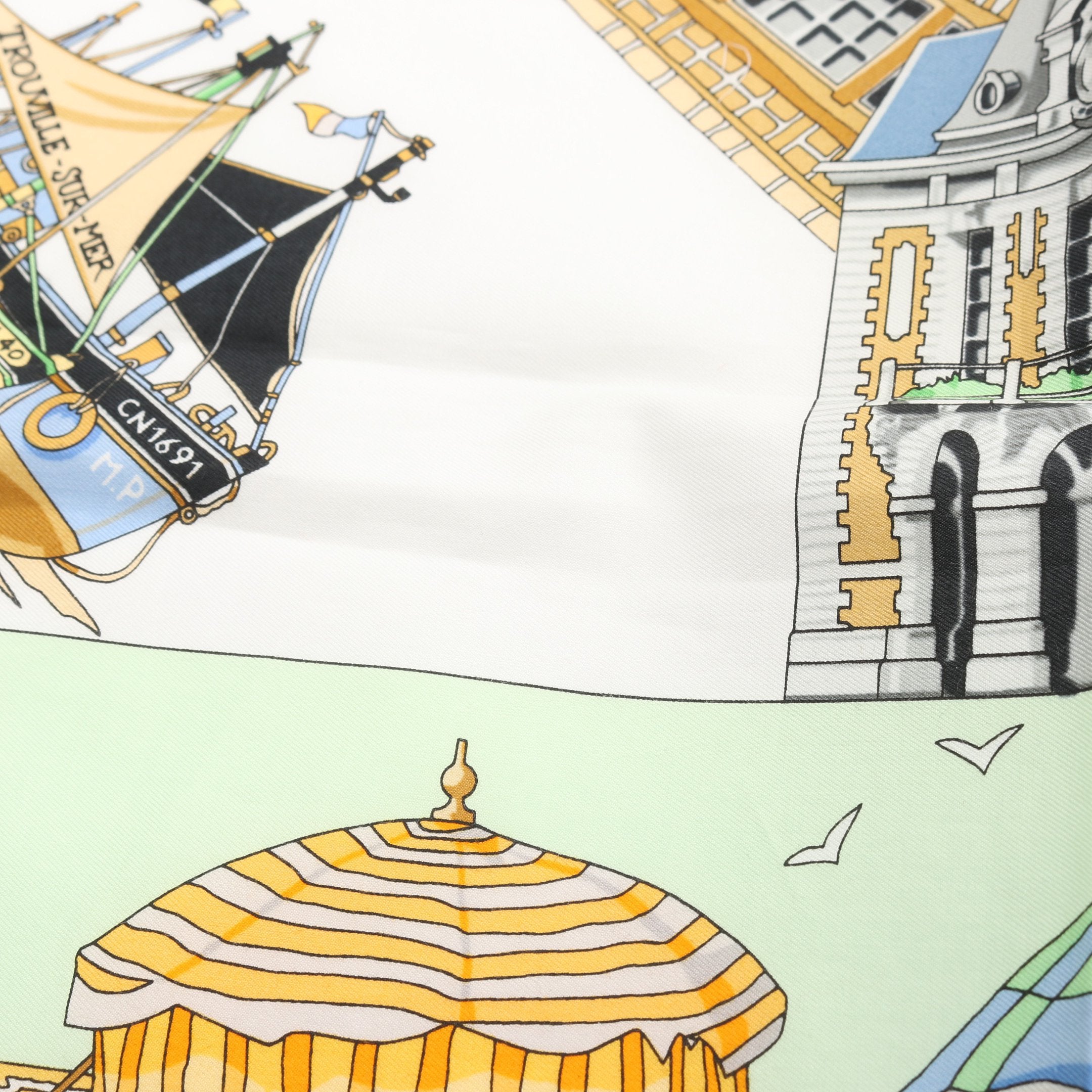 HERMES CHARMES DES PLAGES NORMANDES シャツ Hermès Charmes des Plages Normandes II 90