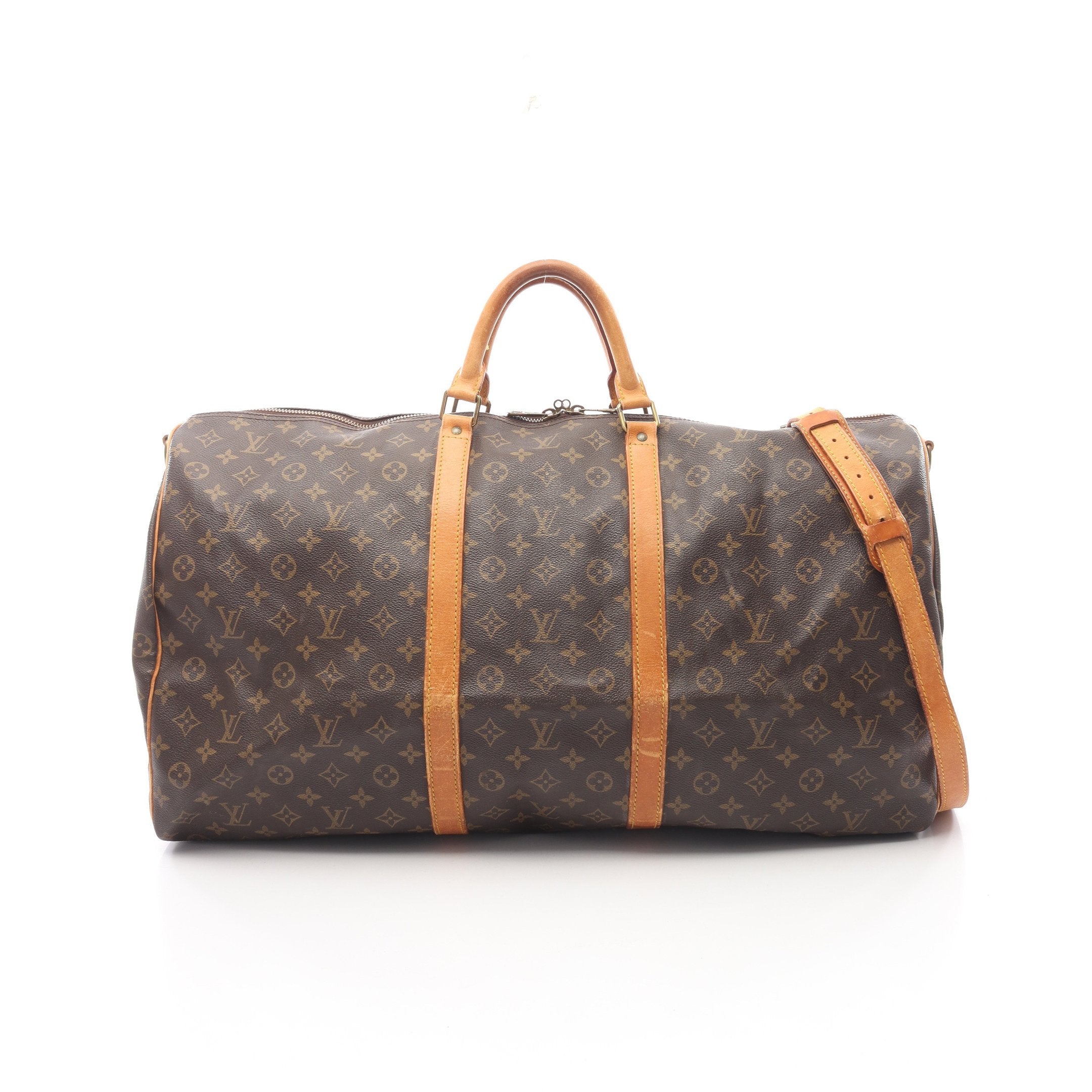 超レアヴィトン革バングル❗️❗️ 22日迄の限定お値下げ❗️❗️ キーポル バンドリエール60 モノグラム ボストンバッグ PVC レザー