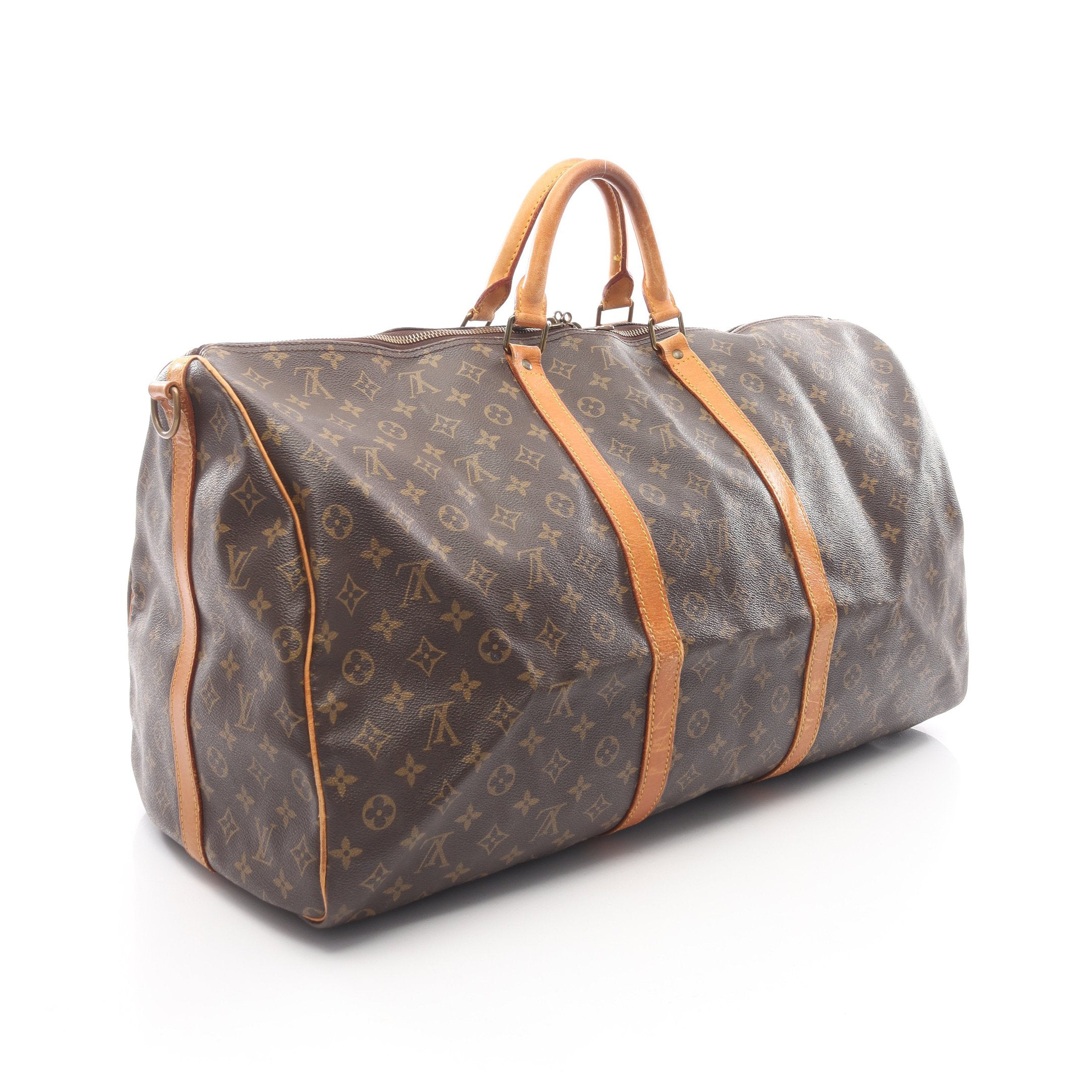 LOUIS VUITTON キーポル バンドリエール 60 モノグラム ボストン キーポル バンドリエール60 モノグラム ボストンバッグ PVC レザー