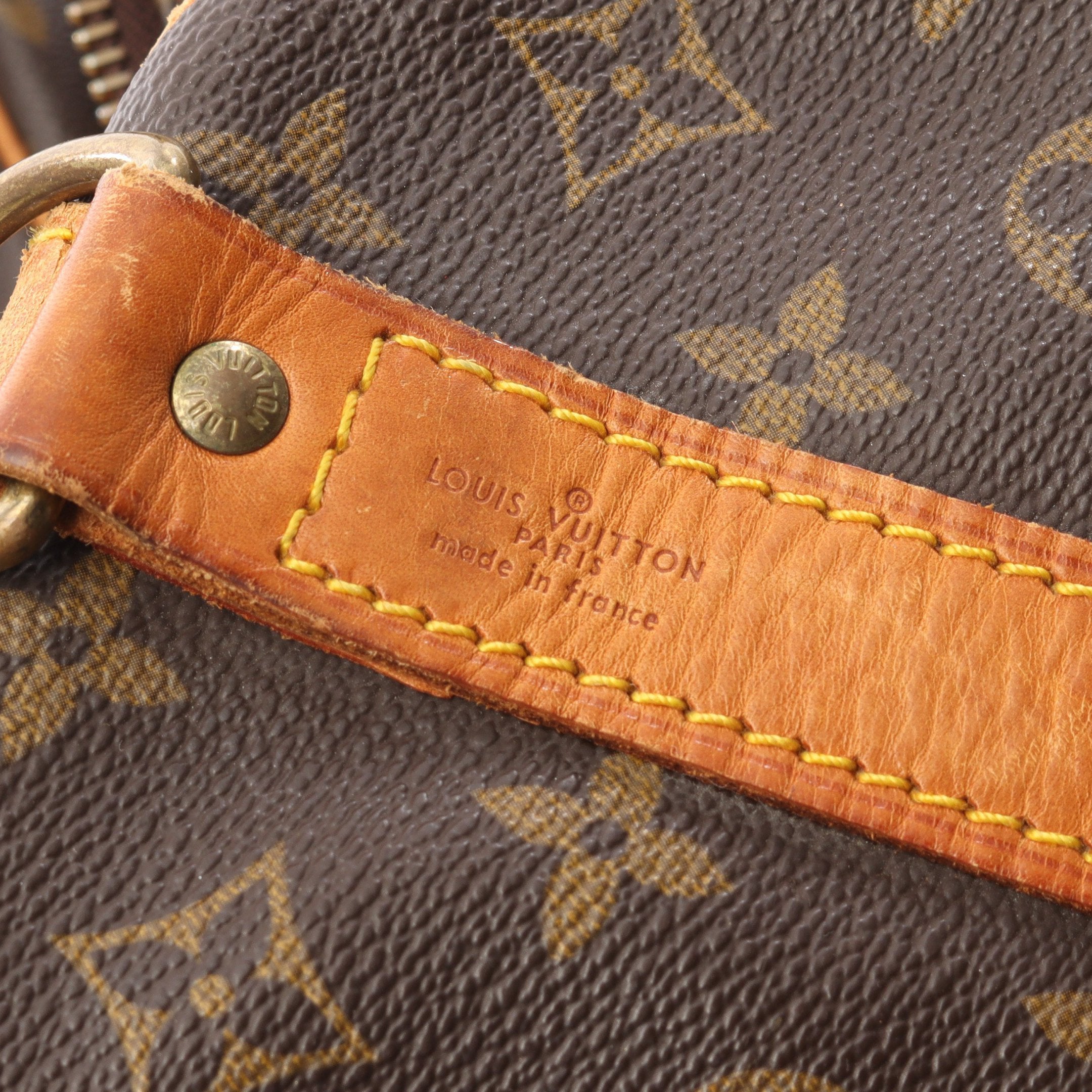 キーポル バンドリエール60 モノグラム ボストンバッグ PVC レザー