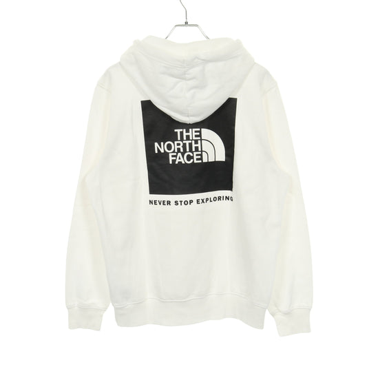 BOX NSE PULLOVER HOODIE プルオーバーパーカー バックロゴ コットン ホワイト 裏起毛 ザノースフェイス トップス THE NORTH FACE