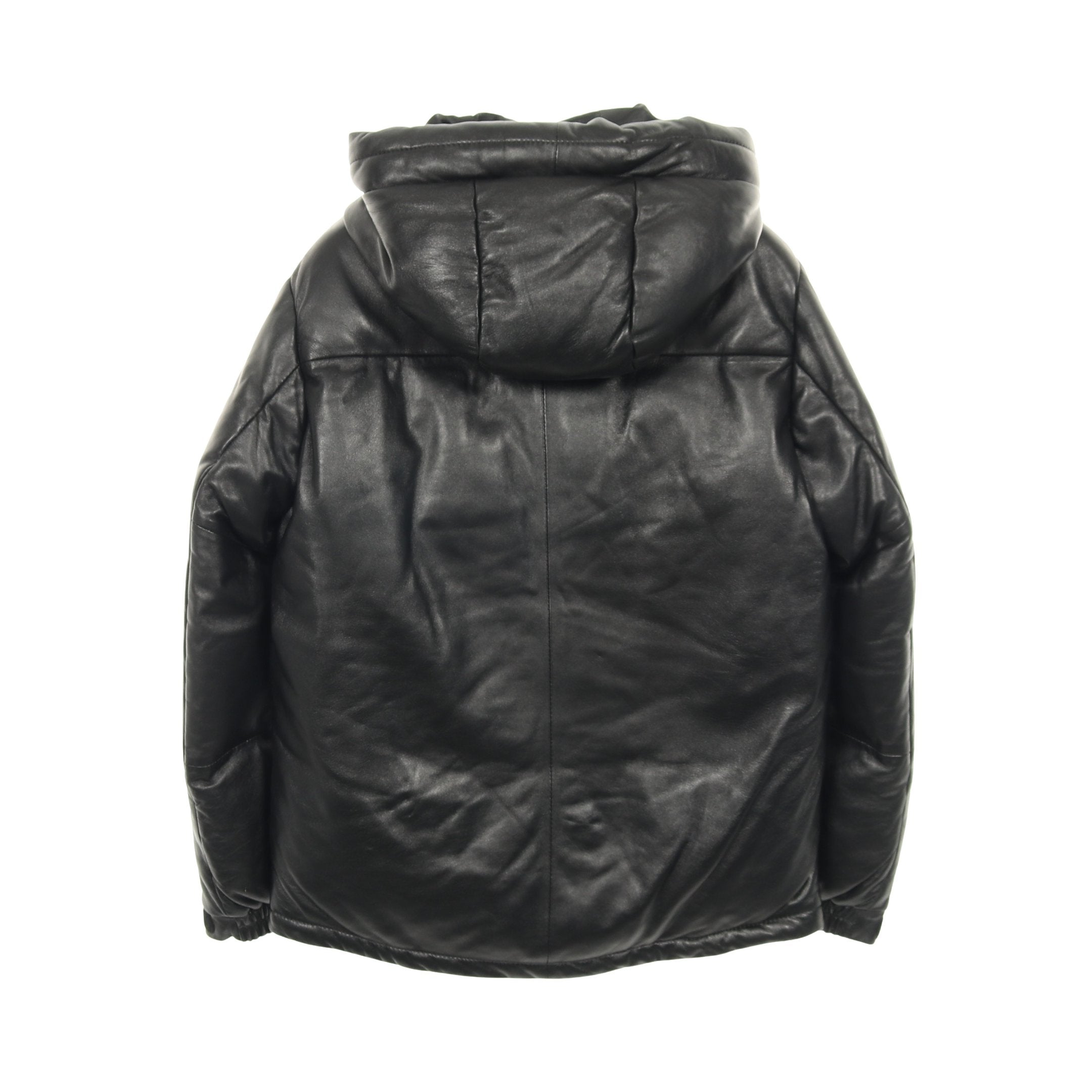 2Tone Snokel Down Parka ダウンジャケット レザー ブラック ショット