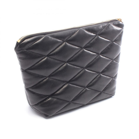 サド コスメバッグ ポーチ ラムスキン（羊革） ブラック サンローランパリ 財布・小物 SAINT LAURENT PARIS