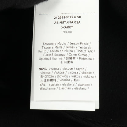 GRADI グラーディ スキューバ ジャージー ピーコート レーヨン ブラック エスマックスマーラ アウター S Max Mara