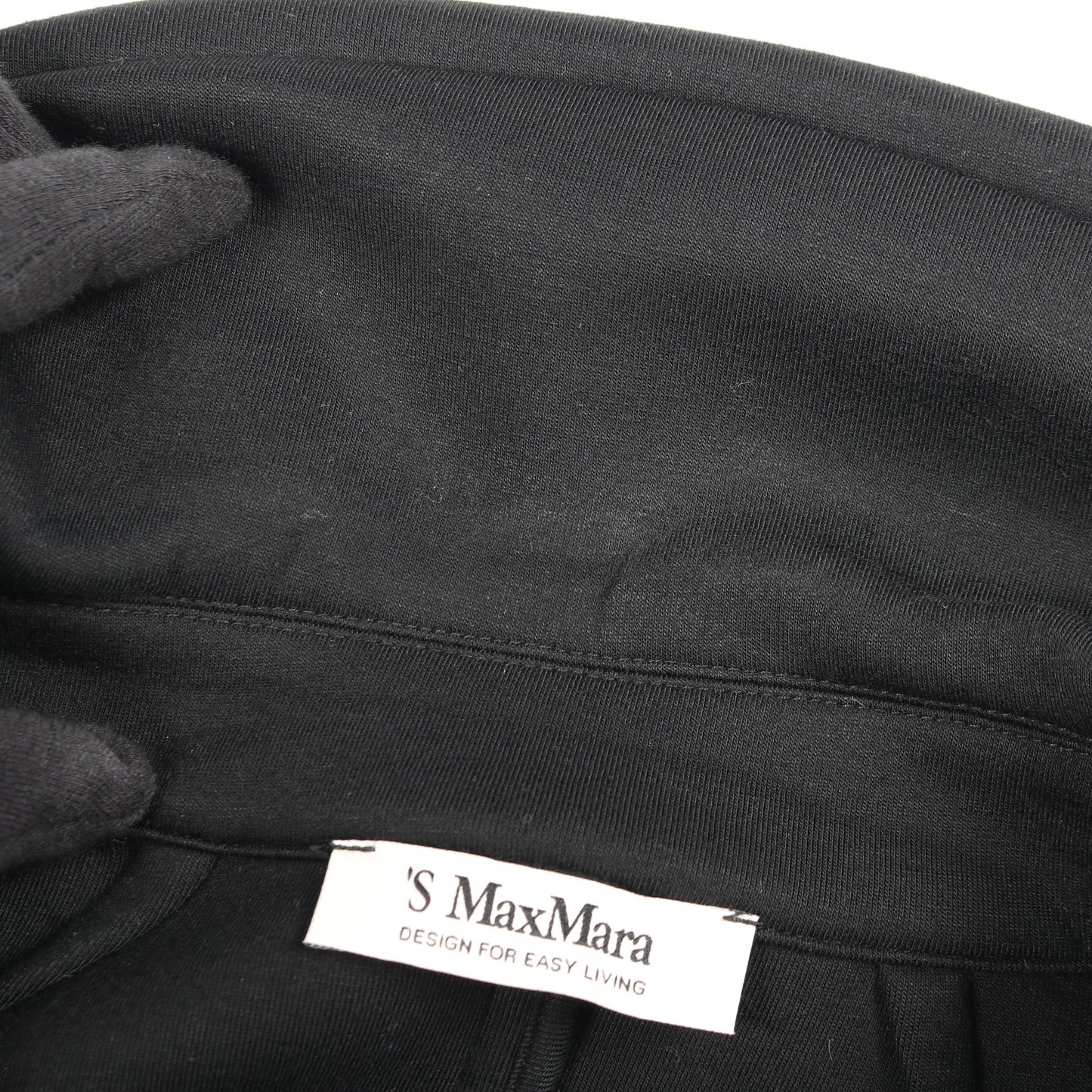 GRADI グラーディ スキューバ ジャージー ピーコート レーヨン ブラック エスマックスマーラ アウター S Max Mara