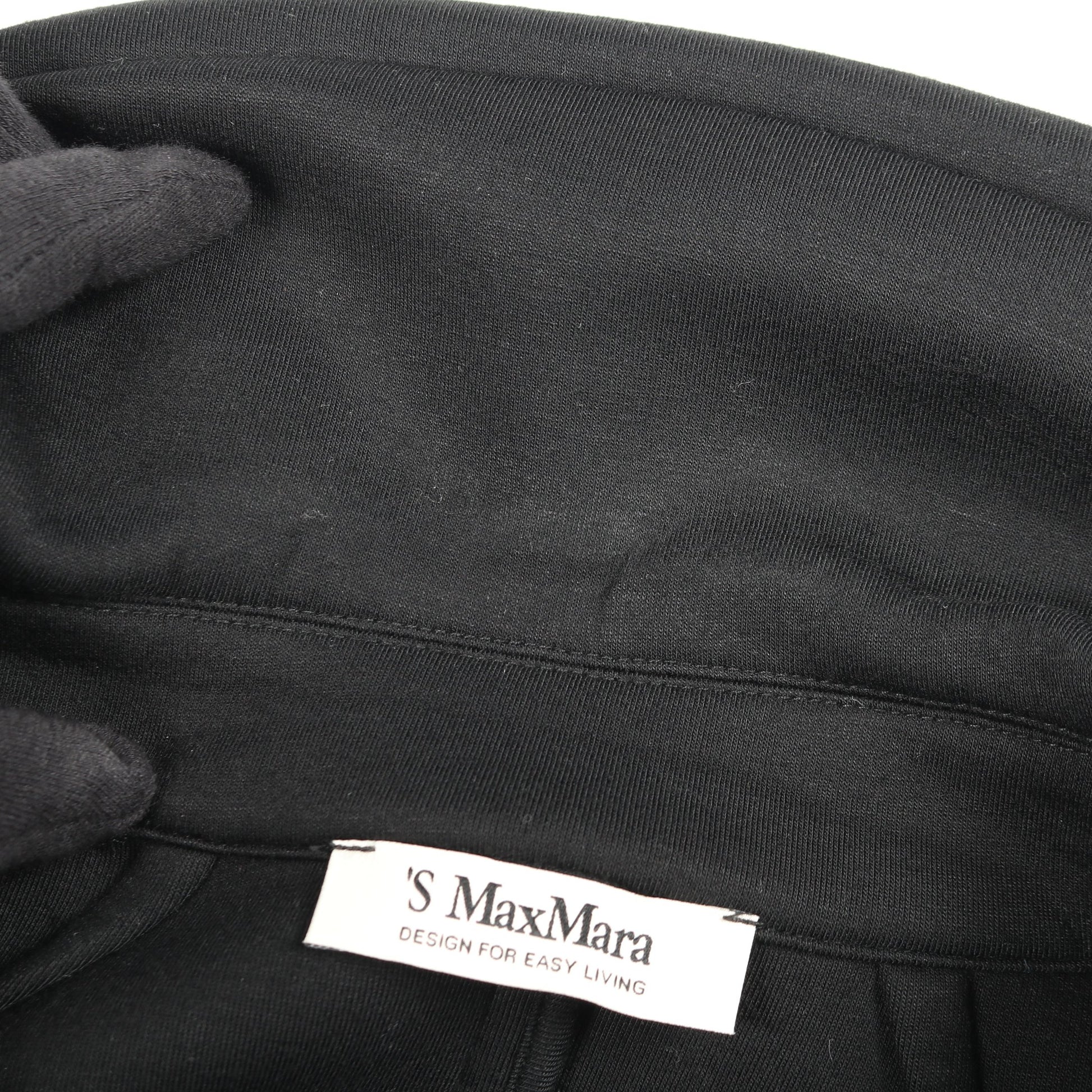 GRADI グラーディ スキューバ ジャージー ピーコート レーヨン ブラック エスマックスマーラ アウター S Max Mara