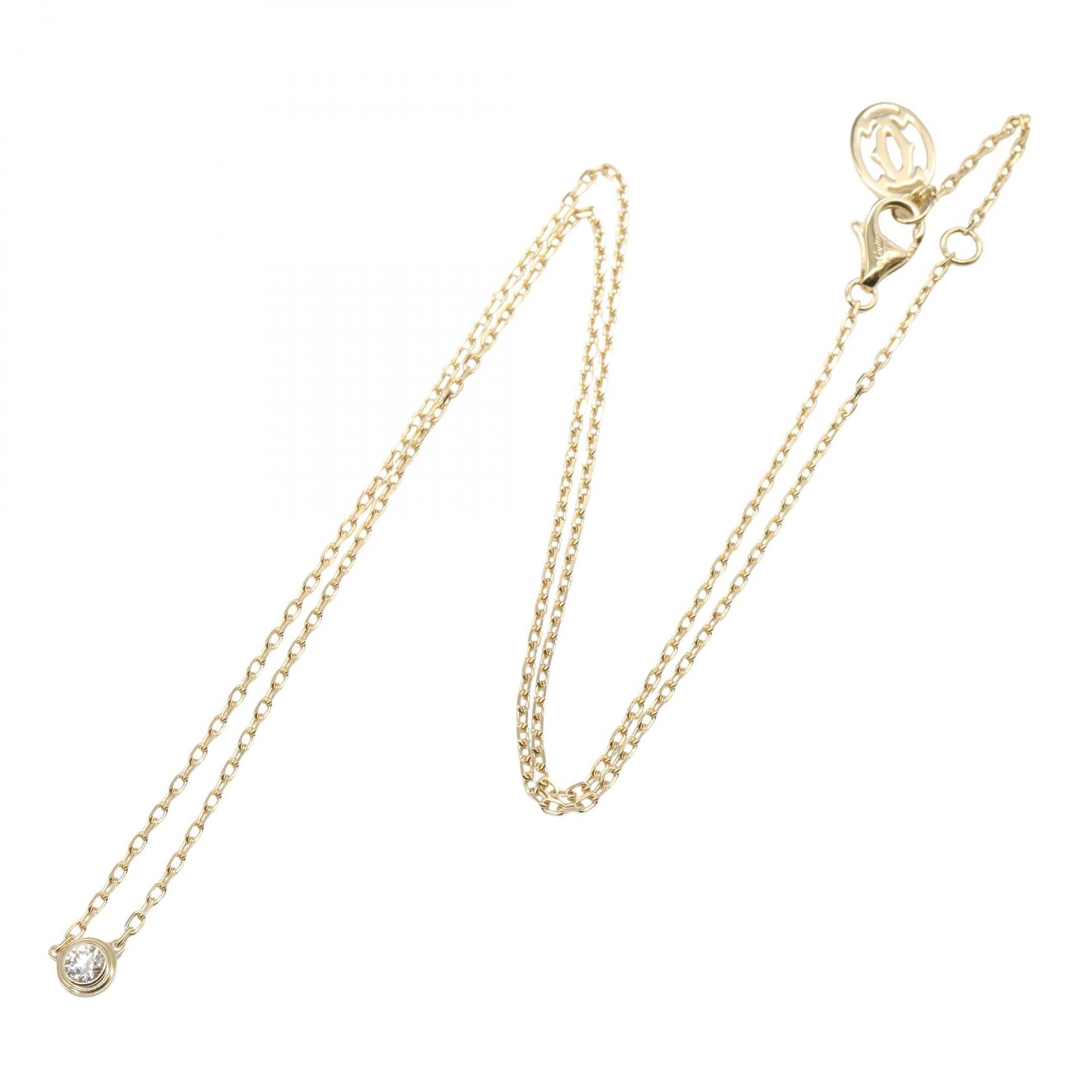 ダムール SM ダイヤ ネックレス ネックレス K18YG ダイヤモンド