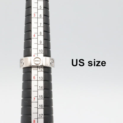 ラブ リング 3PD リング 指輪 K18WG ダイヤモンド クリア ホワイトゴールド カルティエ アクセサリー Cartier