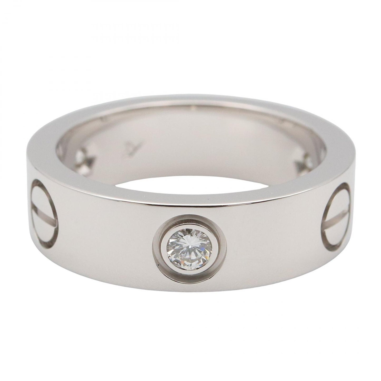 ラブ リング 3PD リング 指輪 K18WG ダイヤモンド クリア ホワイトゴールド カルティエ アクセサリー Cartier