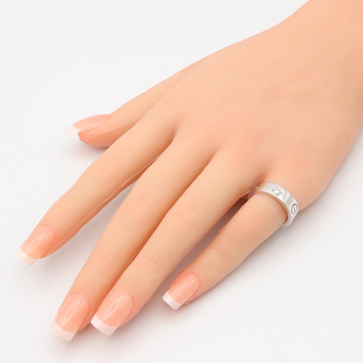 ラブ リング 3PD リング 指輪 K18WG ダイヤモンド クリア ホワイトゴールド カルティエ アクセサリー Cartier