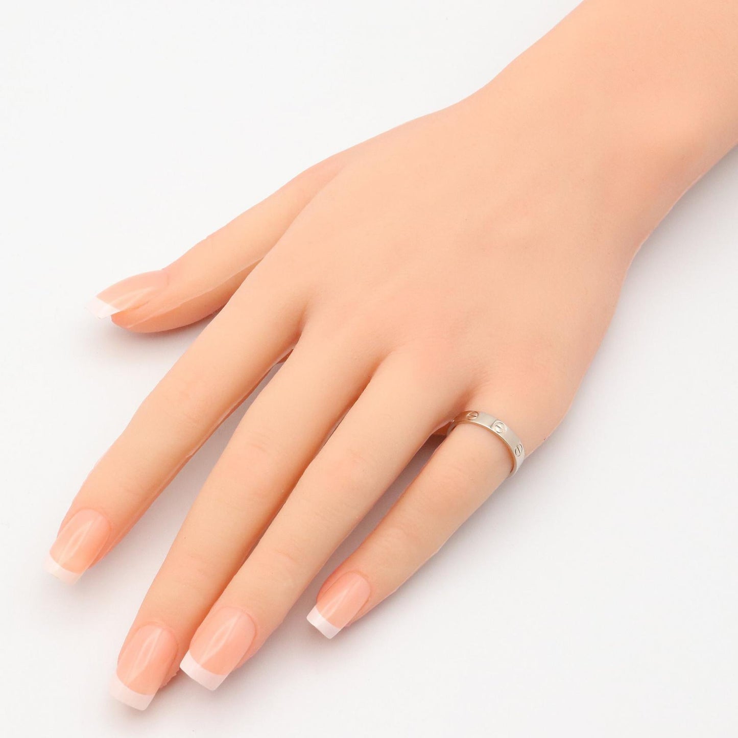 ミニラブリング リング 指輪 K18WG シルバー ホワイトゴールド カルティエ アクセサリー Cartier