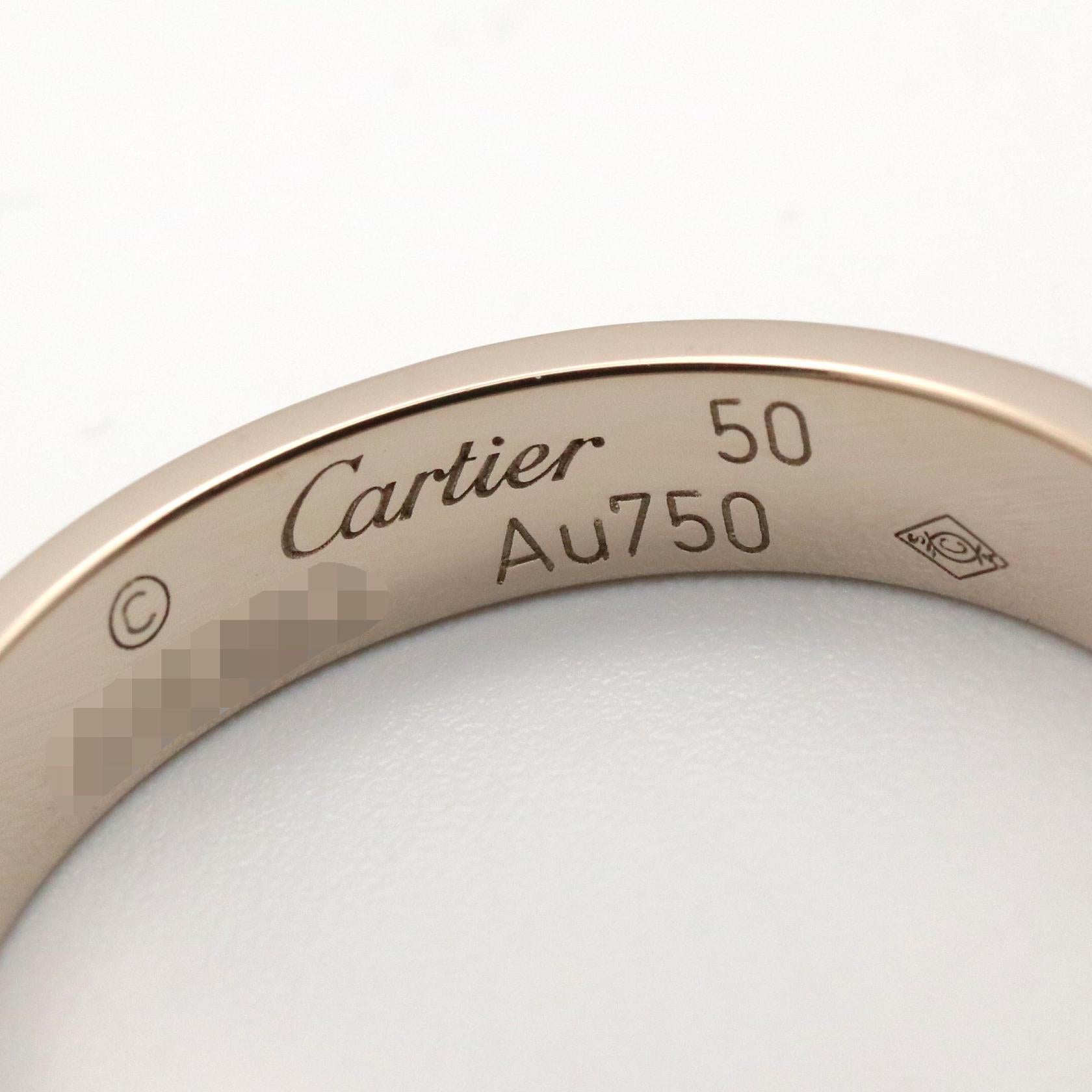 ミニラブリング リング 指輪 K18WG シルバー ホワイトゴールド カルティエ アクセサリー Cartier