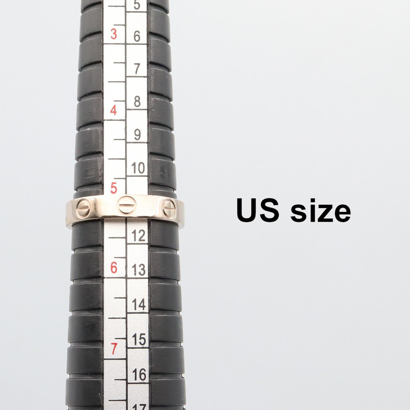 ミニラブリング リング 指輪 K18WG シルバー ホワイトゴールド カルティエ アクセサリー Cartier