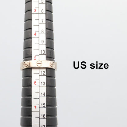 ミニラブリング リング 指輪 K18WG シルバー ホワイトゴールド カルティエ アクセサリー Cartier