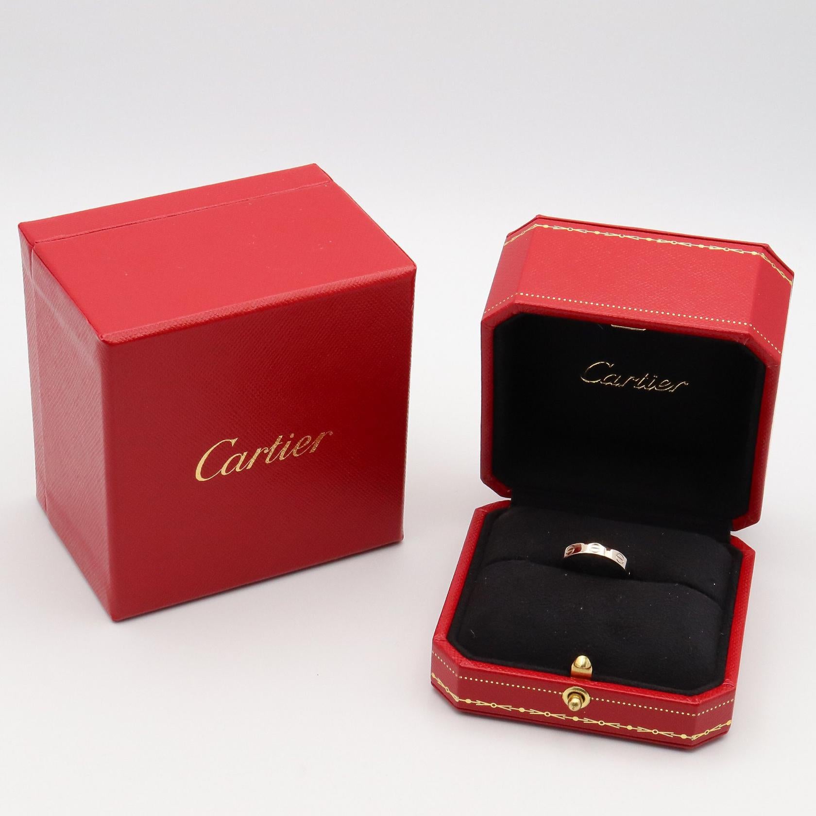 ミニラブリング リング 指輪 K18WG シルバー ホワイトゴールド カルティエ アクセサリー Cartier