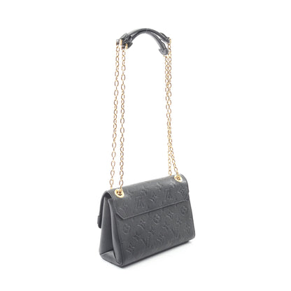ヴァヴァンBB モノグラムアンプラント ノワール Wチェーンショルダーバッグ レザー ブラック ルイヴィトン バッグ LOUIS VUITTON