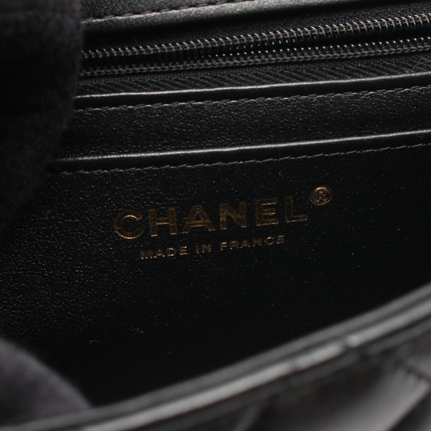 ミニマトラッセ チェーンショルダーバッグ ラムスキン ブラック ゴールド金具 シャネル バッグ CHANEL