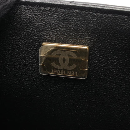 ミニマトラッセ チェーンショルダーバッグ ラムスキン ブラック ゴールド金具 シャネル バッグ CHANEL