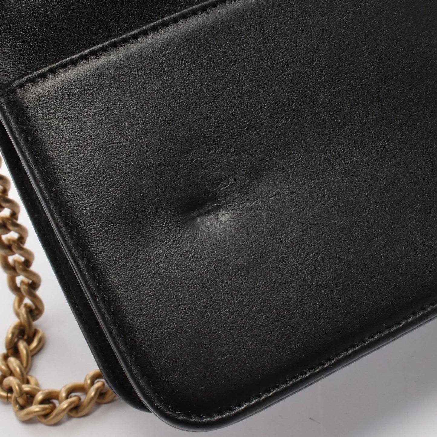ボーイシャネル マトラッセ チェーンウォレット キャビアスキン ブラック ゴールド金具 シャネル バッグ CHANEL
