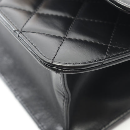 マトラッセ チェーンショルダーバッグ レザー ブラック ゴールド金具 シャネル バッグ CHANEL