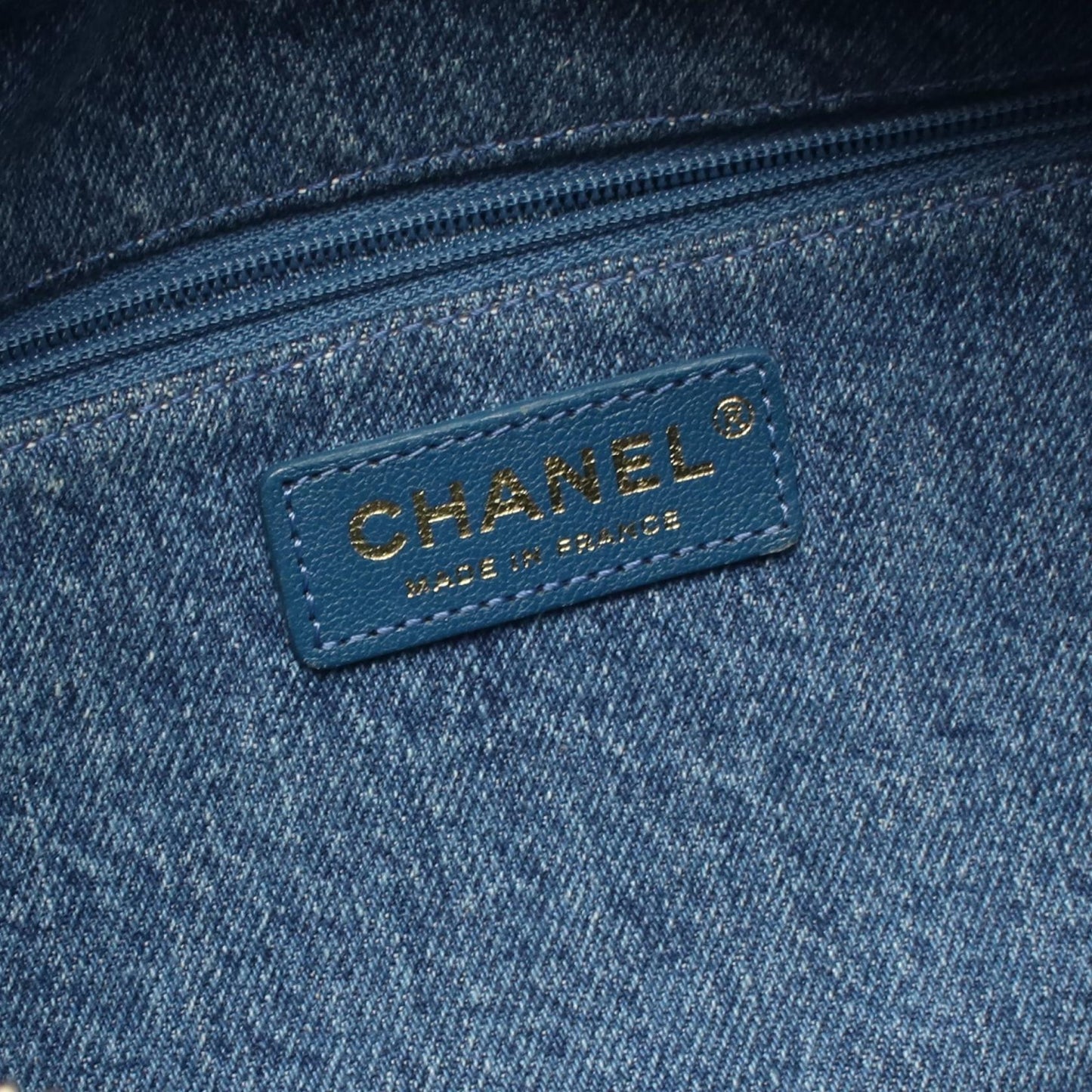 ボディバッグ デニム ボア ブルー ホワイト ゴールド金具 シャネル バッグ CHANEL