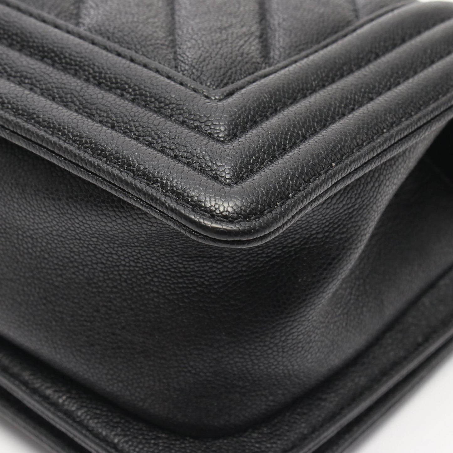 ボーイシャネル スモール チェーンショルダーバッグ レザー ブラック ゴールド金具 シャネル バッグ CHANEL
