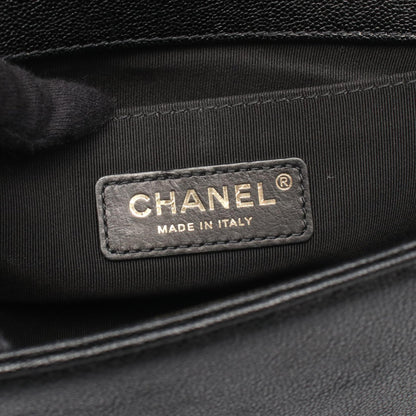 ボーイシャネル スモール チェーンショルダーバッグ レザー ブラック ゴールド金具 シャネル バッグ CHANEL