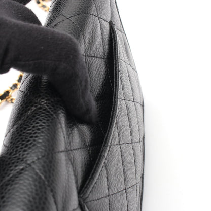 マトラッセ チェーンウォレット キャビアスキン ブラック ゴールド金具 シャネル バッグ CHANEL