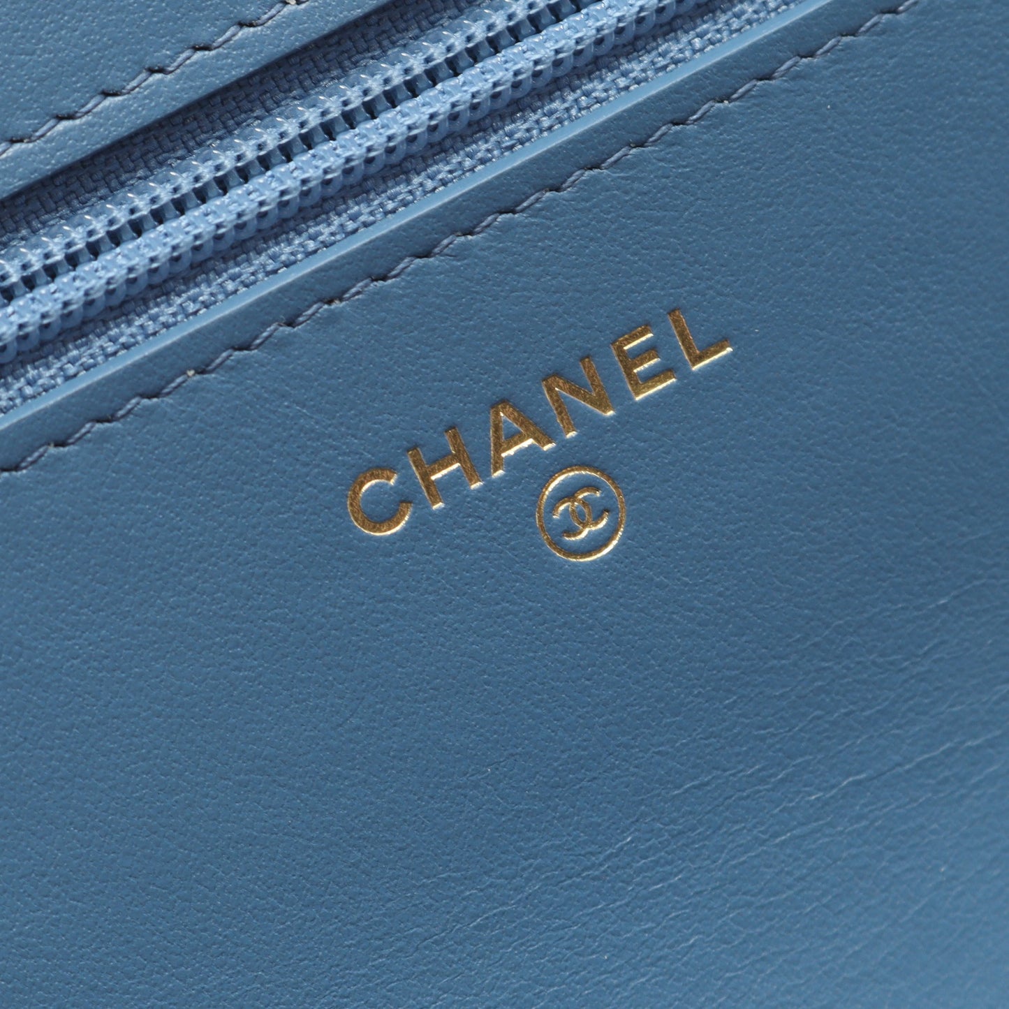 19 ディズヌフ マトラッセ チェーンウォレット デニム インディゴブルー コンビ金具 シャネル バッグ CHANEL