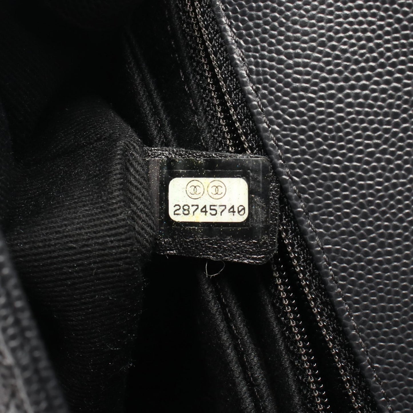 ココハンドル フラップ マトラッセ ハンドバッグ キャビアスキン ダークグレー シルバー金具 2WAY シャネル バッグ CHANEL