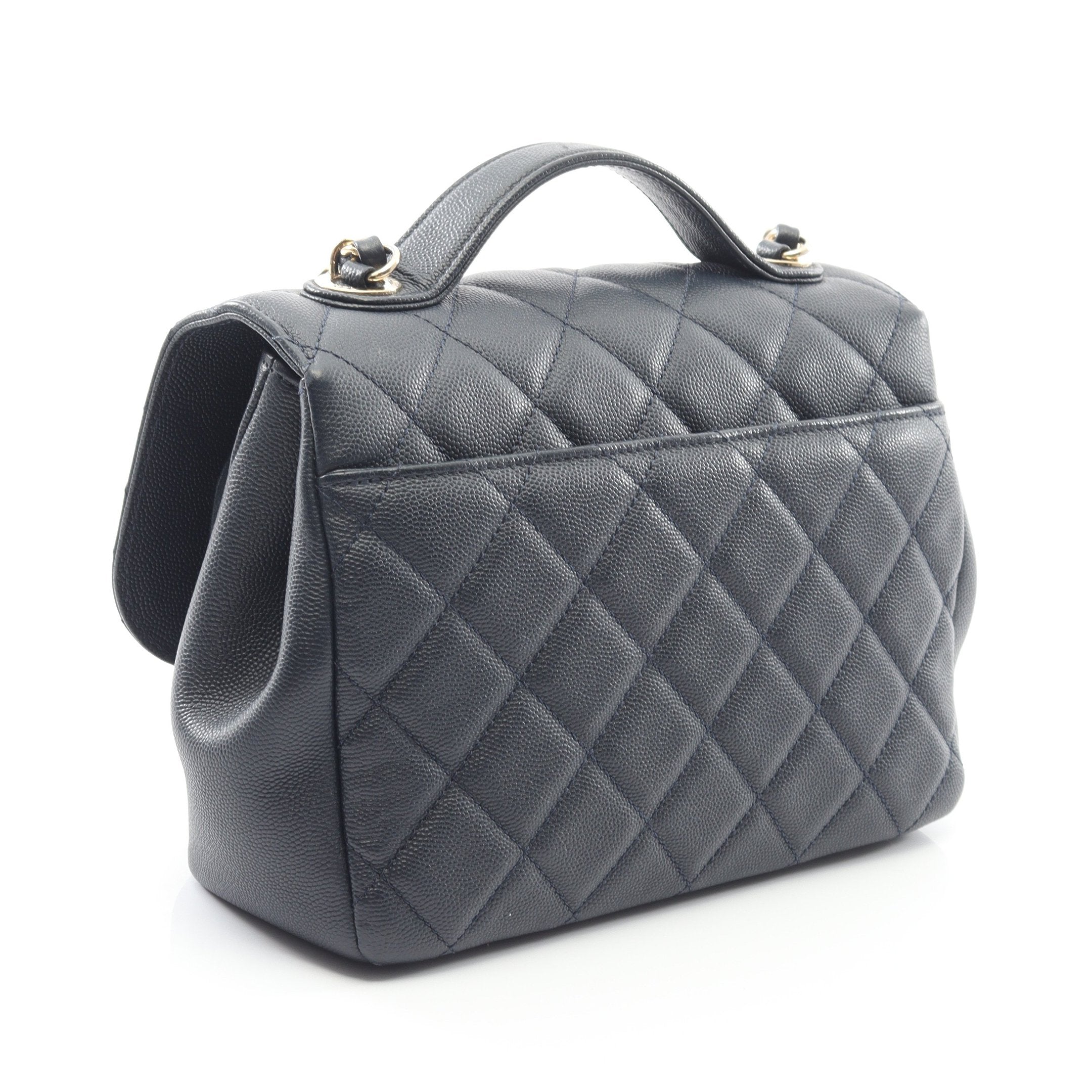 ビジネスアフィニティ マトラッセ チェーンショルダーバッグ キャビア