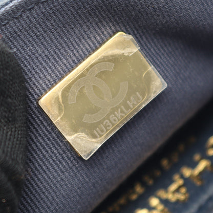 CHANEL19 マトラッセ チェーンショルダーバッグ ラムスキン ネイビー ゴールド金具 シャネル バッグ CHANEL