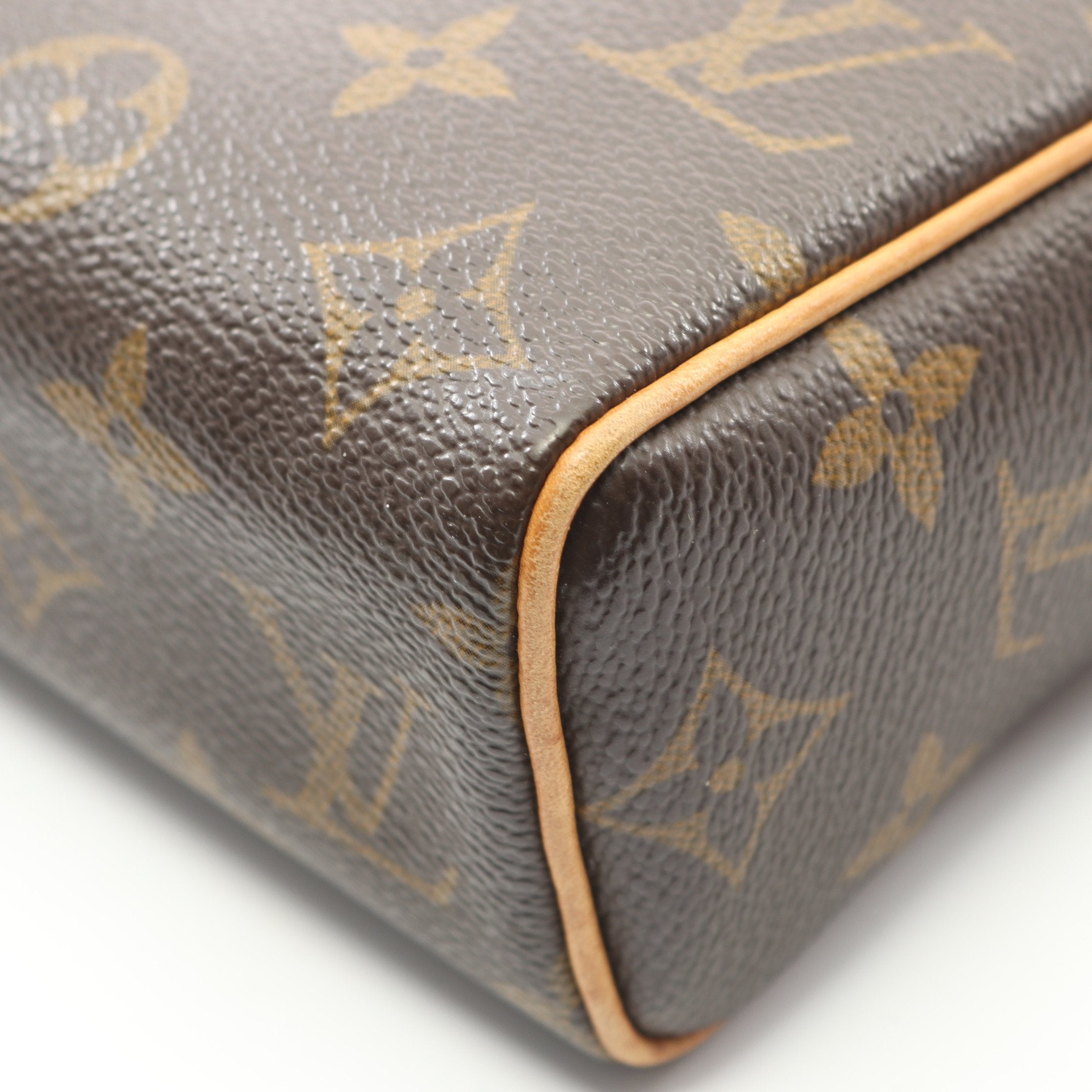 レシタル モノグラム ハンドバッグ PVC レザー ブラウン ルイヴィトン