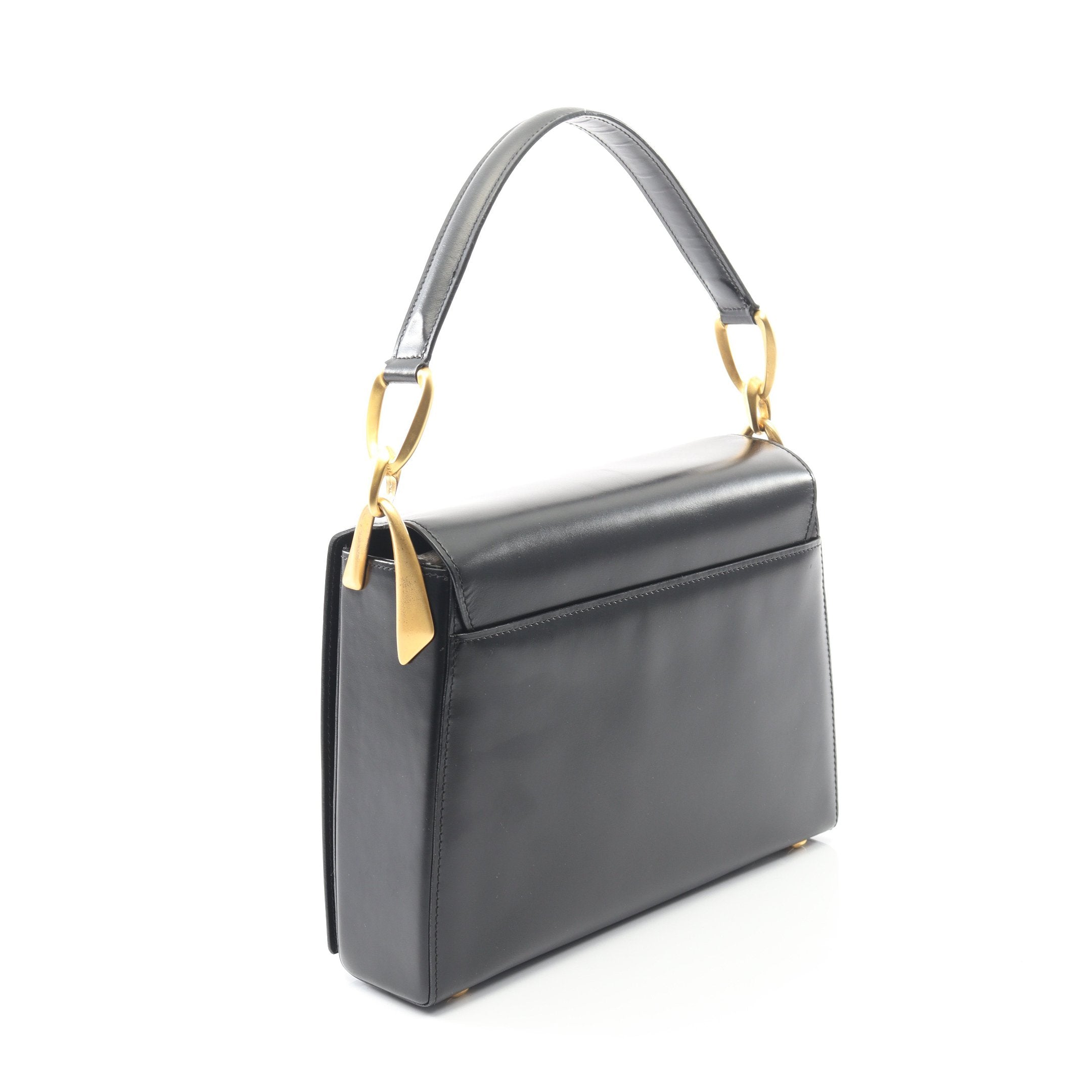 ハンドバッグ レザー ブラック セリーヌ – RECLO