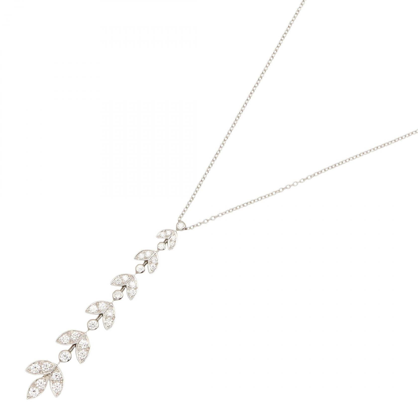 ヴィクトリア ダイヤ ネックレス ネックレス PT950 ダイヤモンド クリア プラチナ ティファニー アクセサリー TIFFANY & Co.