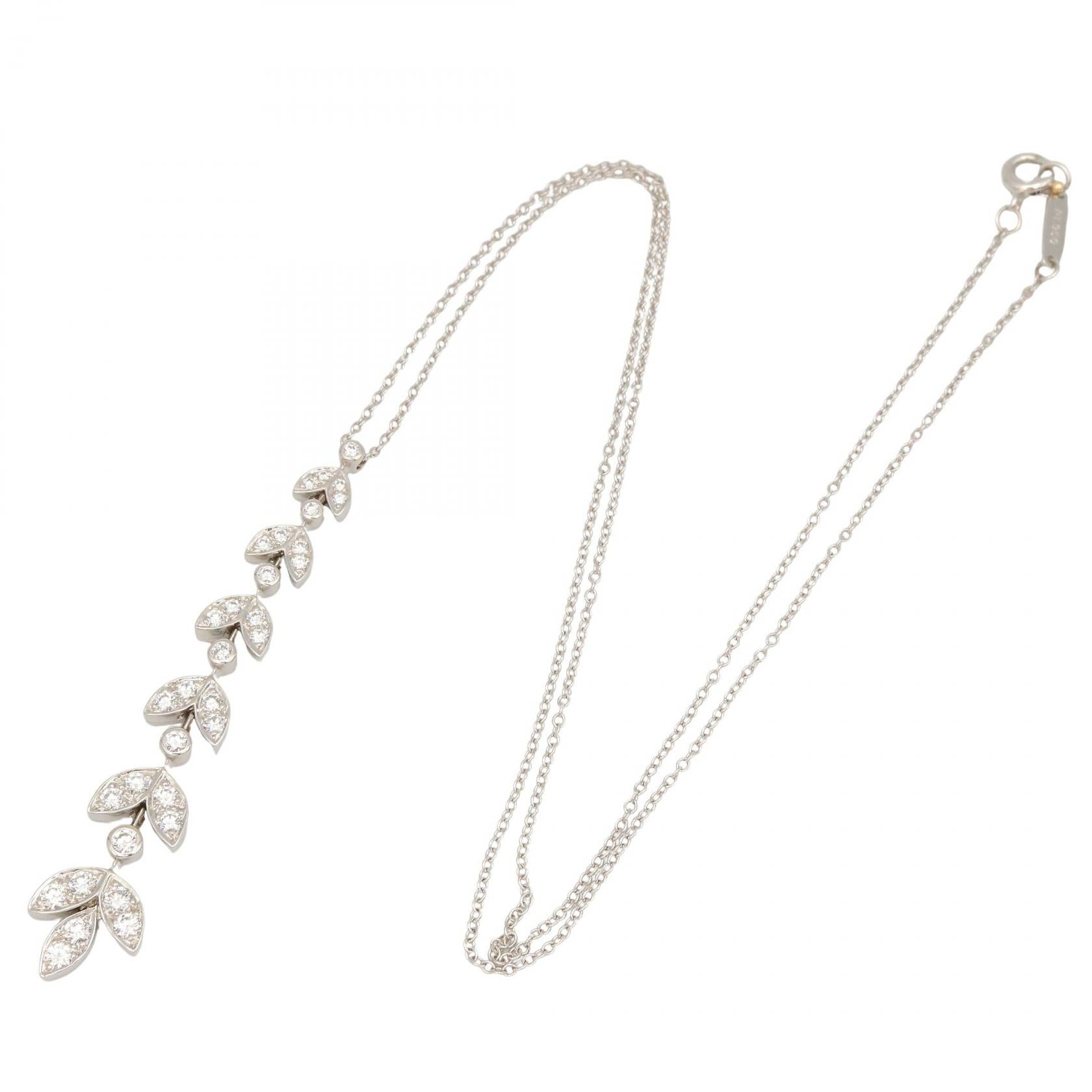 ヴィクトリア ダイヤ ネックレス ネックレス PT950 ダイヤモンド クリア プラチナ ティファニー アクセサリー TIFFANY & Co.