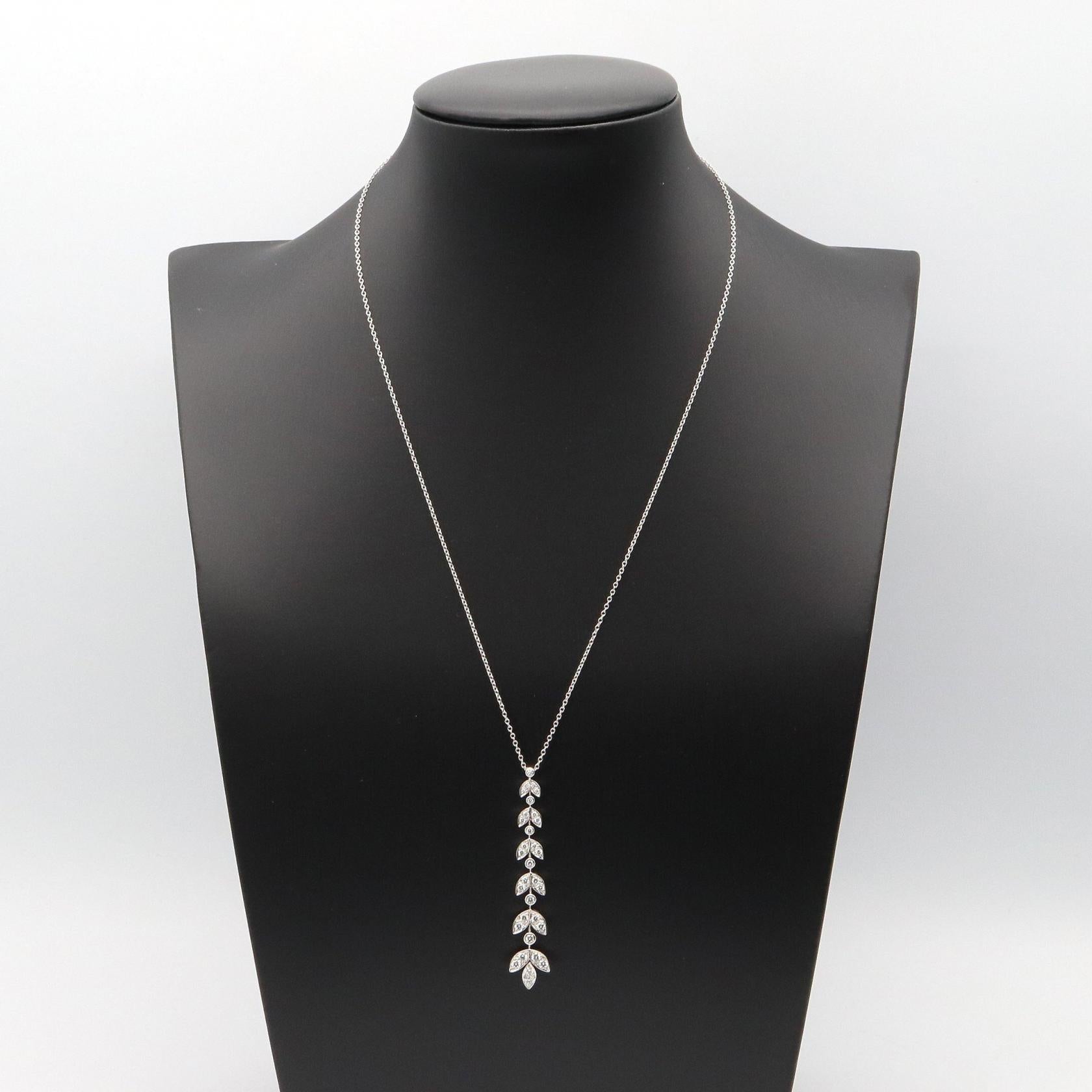 ヴィクトリア ダイヤ ネックレス ネックレス PT950 ダイヤモンド クリア プラチナ ティファニー アクセサリー TIFFANY & Co.